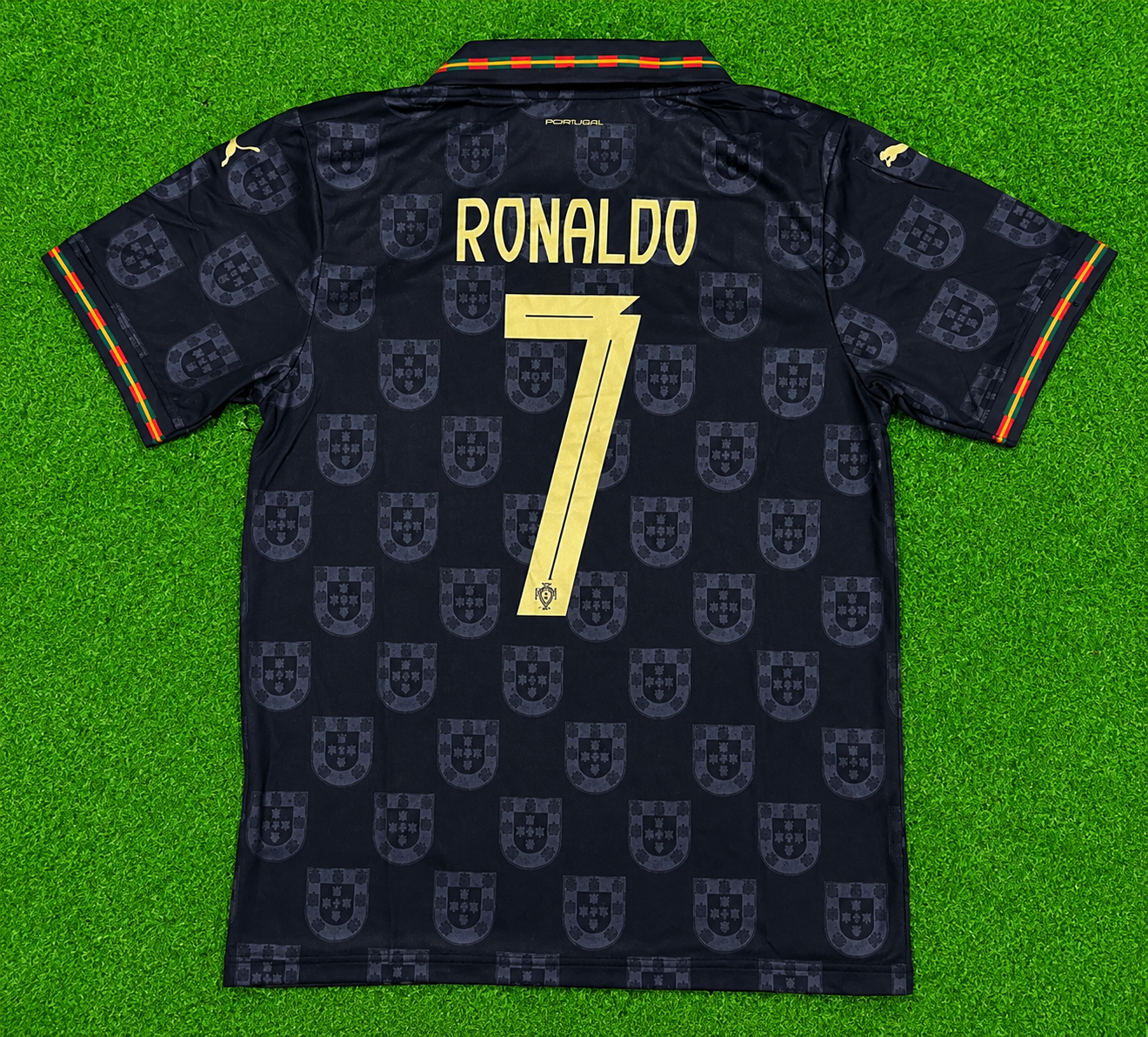 Portugal Black Panther RONALDO printed