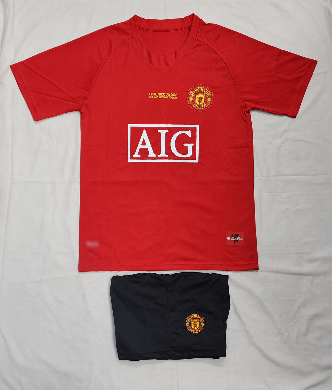 Retro 2007-08 Manchester United Home Full Kit