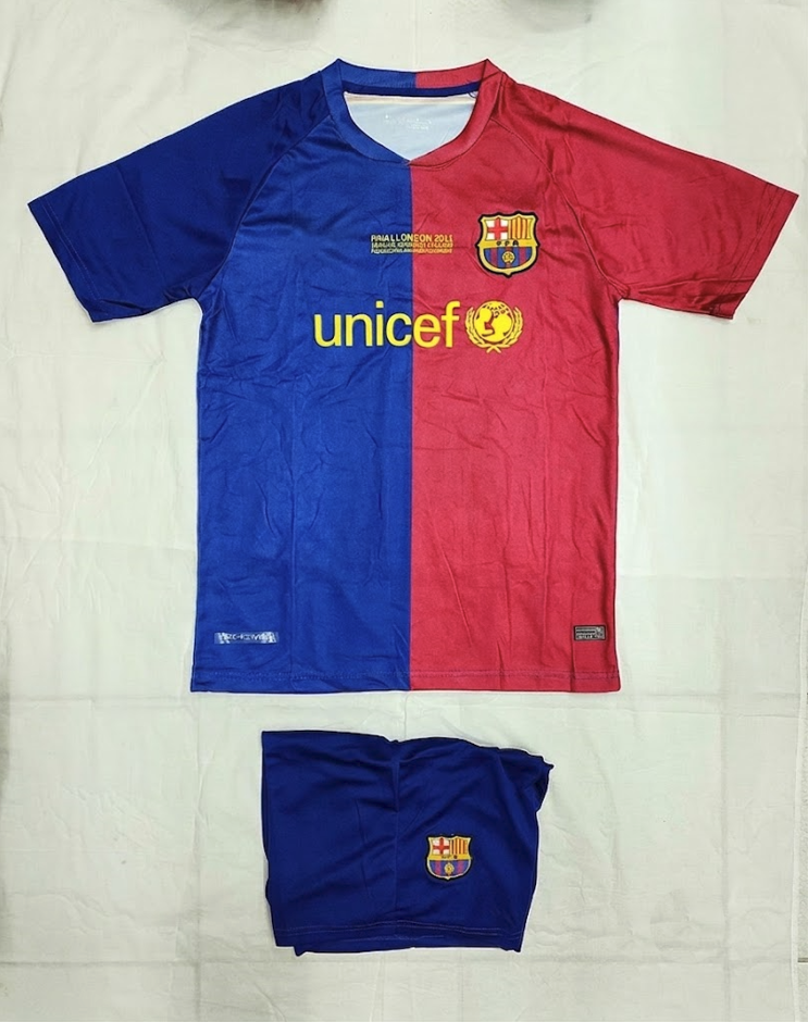 Retro Barcelona 2008-09 Home Full Kit