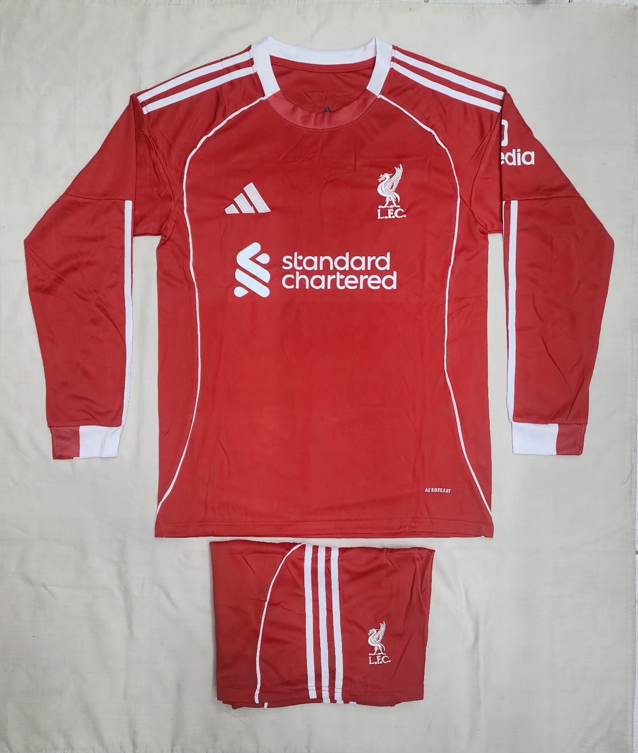 Liverpool Home Full Sleeve 25/26 Full Kit